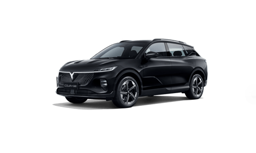 COURAGE exterior front 60 degree black-met rail